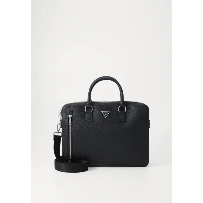 Image of Guess Torino Briefcase Briefcase, Men&#039;s, Size: One Size, Black