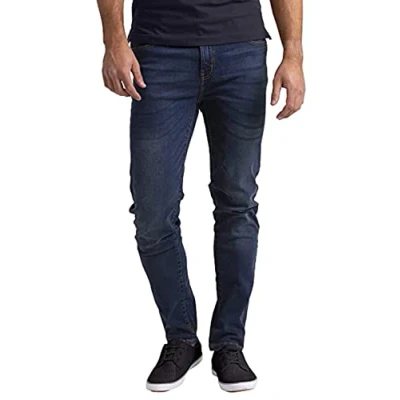 Image of westAce Mens Flex Jeans Stretch Skinny Relaxed Slim Fit Casual All Waists Denim Pant (Indigo, 28 Waist x 32 Length)