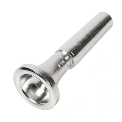 Image of sourcingmap 7C Trumpet Mouthpiece Silver Plated Cornet Horn Replacement for Musical Instrument Accessories Adults Beginners, 1 Pcs