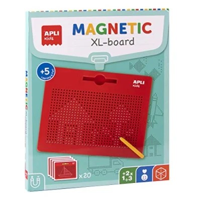 Image of APLI Kids 18792 Educational Board Magnetic Pen and Example Cards, red, XL (315 x 18 257 mm)