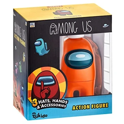 Image of Among Us Collectible Action Figure Series 1 With Accessories Orange