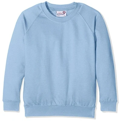 Image of AWDis Boy&#039;s Kids Academy Raglan Sweatshirt School Top, Blue (Academy Sky), 3 4 Years (Manufacturer Size:X Small)