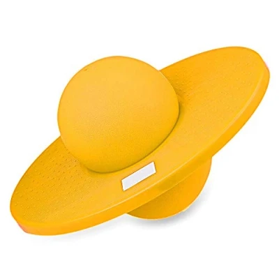 Image of Rock Hopper Jumping Ball Balance Board Pogo Lolo Kids Exercise Bounce Space Toy (Yellow Hopper)