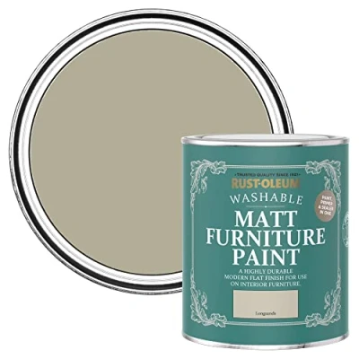 Image of Rust Oleum Beige Furniture Paint in Matt Finish Longsands 750ml