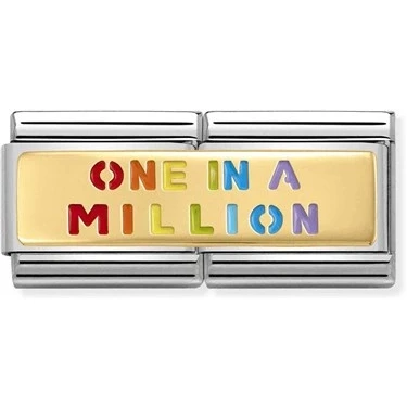Image of Nomination Rainbow One In A Million Double Charm
