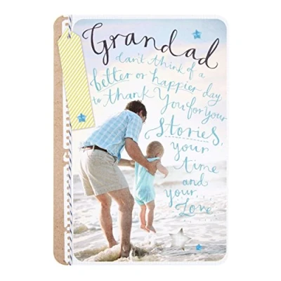 Image of Hallmark Grandad Birthday Card &quot;So Lucky&quot; Medium