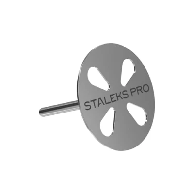 Image of STALEKS Pododisc 25 mm Pedicure + 5 Refills File 180 Grit Professional Use Domestic Stainless Steel (PDset 25)