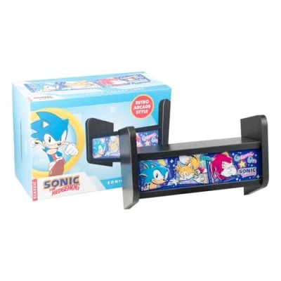 Image of Grupo Erik Lamp Sonic The Hedgehog Shelf Wall Light, USB Lamp, Mood Light Gamer Desk, Gifts for Gamers, Mini Arcade Machine Shelf,