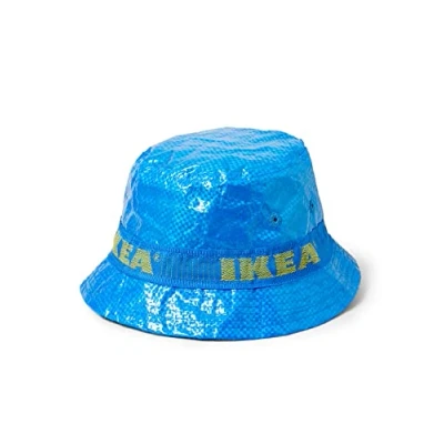 Image of Ikea Limited Edition KNORVA Unisex Bucket Hat Blue The ONLY Authentic
