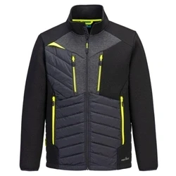Image of Portwest DX4 Hybrid Baffle Jacket Black Large