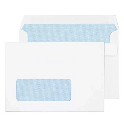Image of Blake Purely Everyday C6 114 x 162 mm 90 gsm Wallet Self Seal Window Envelopes (2603W) White Pack of 1000
