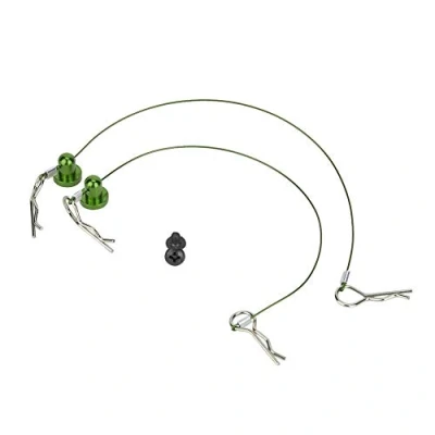 Image of Car Body Shell Clip Pins, Rope Clips for 1/10 RC Car(Green) Model Toy