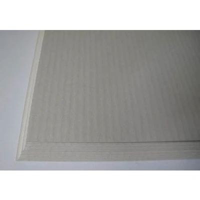Image of 20 x A4 Light Grey/Greige 2 Sided Ribbed Card 300gsm AM083