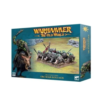 Image of Warhammer Games Workshop The Old World Orc and Goblin Tribes: Boar Boyz Mob