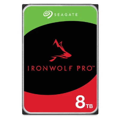 Image of Seagate IronWolf Pro ST8000NT001 Internal Hard Drive 8 TB 7200 RPM 256 MB 3.5&quot; Serial ATA III