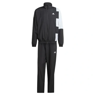 Image of adidas Sportswear Colorblock Tracksuit Tracksuit, Men&#039;s, Size: Medium, Black/white