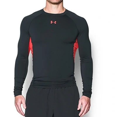 Image of Under ARMOUR Men UA HG LS Long sleeve Shirt Anthracite, XL