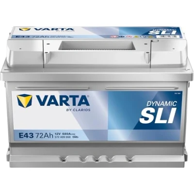 Image of Varta Blue Dynamic E43 Car Battery 58372, 12V, 72 Ah, 680 A