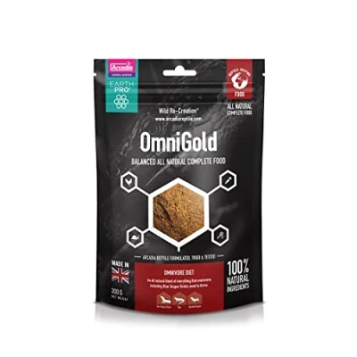 Image of Arcadia EarthPro OmniGold 300g Balance Wholefood Mix Easy To Use 100% Natural Ingredients Full Of Vitamins &amp; Minerals Suitable For Omnivores