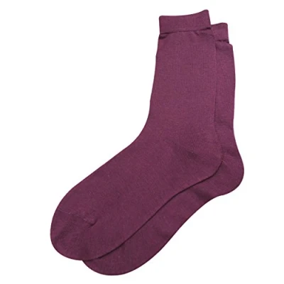 Image of Jasmine Silk 3 Pairs Womens Supersoft Women 100% Bamboo Socks Thermal Sock 7 (Burgundy)