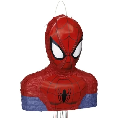 Image of Ultimate Spider Man 3D Pinata (38cm x 45cm) 1 Piece Perfect for Kids&#039; Birthday Parties and Events