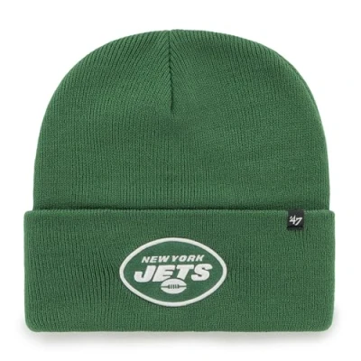 Image of 47 NFL New York Jets Unisex Cuff Knit Beanie, Eden Green
