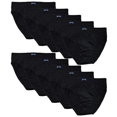 Image of MioRalini 10 Pairs Men&#039;s Cotton Briefs Article: Without Fly Set A, Size: 5XL