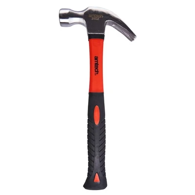 Image of Amtech A0270 20oz (560g) Claw Hammer with fibreglass Shaft