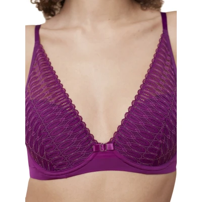 Image of Triumph Women&#039;s Aura Spotlight Conscious WP Bra, Violet, 32A