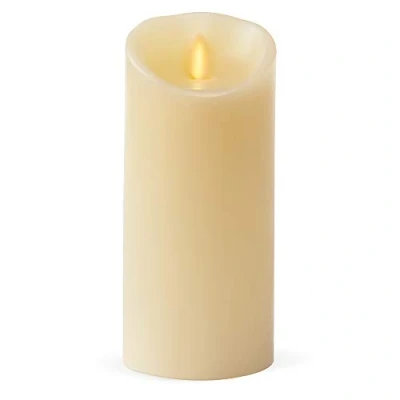 Image of Luminara Indoor Ivory Pillar Candle 8.89cm x 17.78cm Flameless LED Battery Powered Candles