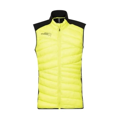 Image of Rock Experience REMV01521 C514 LANCELOT HYBRID MAN VEST Jacket Men&#039;s 1809 SULPHUR SPRING+0208 CAVIAR XXL
