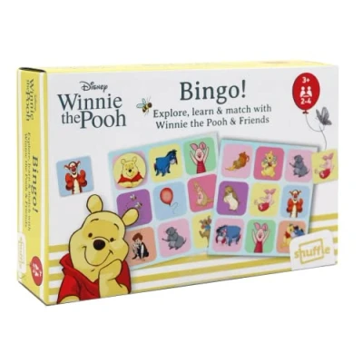 Image of Winnie the Pooh Bingo! Explore, Learn &amp; Match, Plastic Free, Suitable for Ages 3+