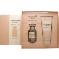 Image of Abercrombie &amp; Fitch Authentic Woman Gift Set 50ml EDP + 200ml Body Lotion