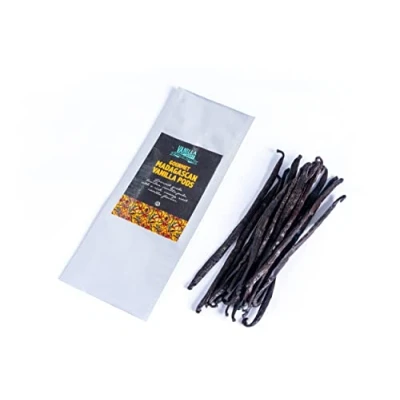 Image of Vanilla Mart 500g Madagascan Pods Grade A Beans Whole Premium Madagascar &amp; from Around The Globe