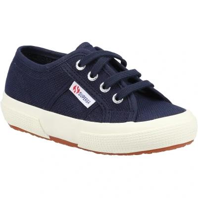 Image of Superga 2750 Jcot Classic, Unisex Kids&#039; Low Top Sneakers, Blue (933), 13 UK Child