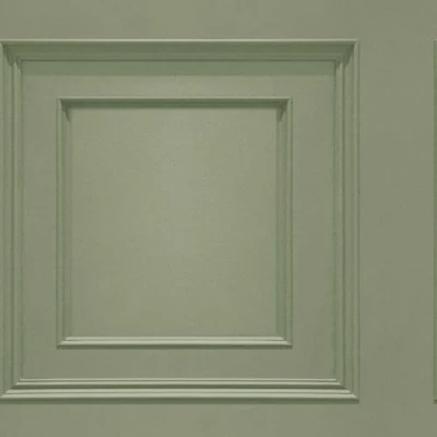 Image of Belgravia Oliana Panel Wallpaper 3D Effect with a Smooth Matte Finish Modern for Living Room, Bedroom, Hallway Decorative Luxury Sage Green