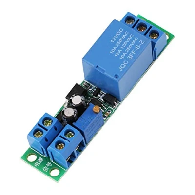 Image of Timer Relay Module 1PCS DC12V Adjustable Signal 0 to 25 Second Trigger Turn Off Delay Switch for Car Lamp