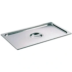 Image of Matfer Bourgeat Stainless Steel 1/2 Gastronorm Lid