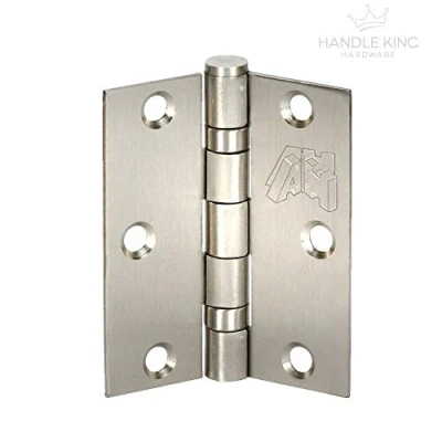 Image of Satin Stainless Steel Door Hinge Pairs 3 Inch / 75mm Ball Bearing Hinges