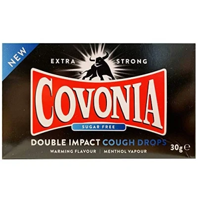 Image of 10 x Covonia Double Impact Lozenges Strong Original 30g