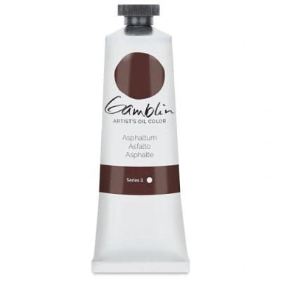 Image of Gamblin : Artist Oil Colour 37ml Asphaltum