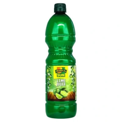 Image of Tropical Sun 100% Pure Lime Juice, 1L (Pack of 1). Perfect for Tacos, Drinks, Sauces, Salad Dressings
