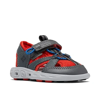 Image of Columbia Unisex Kids Techsun Wave sports sandals, Grey (C Dark x Spicy), 8 UK