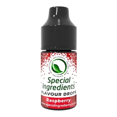 Image of Raspberry Flavour Drop 30ml Highly Concentrated Versatile Food Flavouring Vegan, Non GMO, Gluten Free
