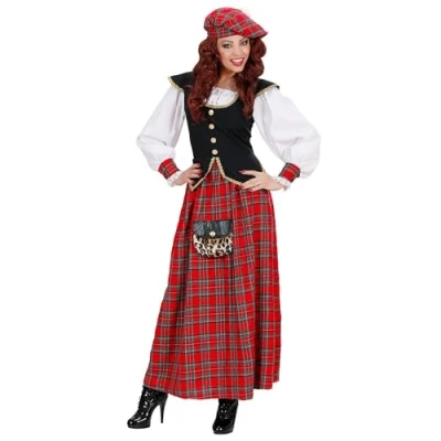 Image of xL Scottish Lass Heavy Fabric Costume Extra Large for Scotland Fancy Dress