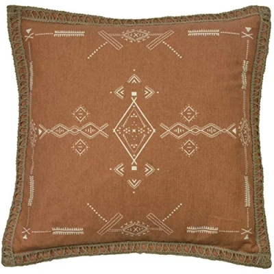 Image of furn. Mini Inka Cushion Orange Cotton Size 45 cm x