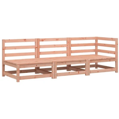 Image of vidaXL Garden Sofa 3 Seater Solid Wood Douglas