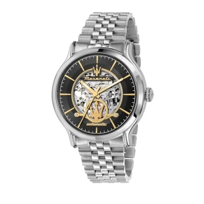 Image of Maserati Men&#039;s Watch, Automatic, Analogue, Steel Strap, Waterproof, Vintage Collection, Gift for Men R8823118015