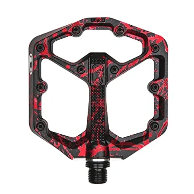 Image of Crankbrothers Stamp 7 Mountain Bike Pedals, Size Small, Black/Red