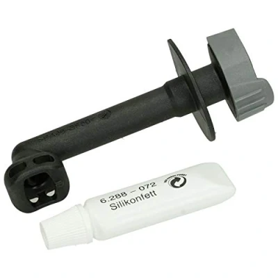 Image of Kärcher UTP Karcher K2 K3 Pressure Washer Elbow Outlet Pipe with Clamp 4.064 047.0